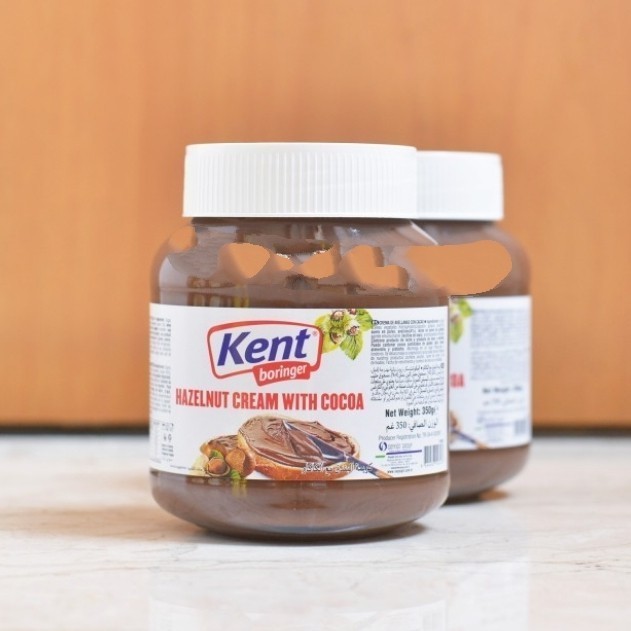 

Kent hazelnut with cream cocoa 350gr chocolate spread selai cokelat