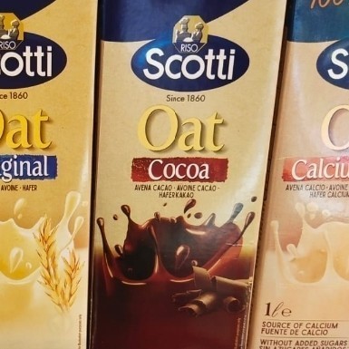 

riso Scotti oat cocoa milk 1ltr susu gandum cokelat