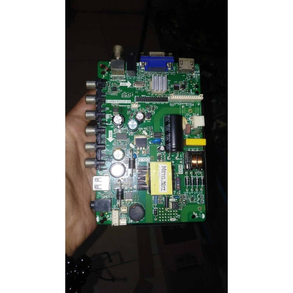 MB mainboard motherboard mesin tv LED Mitto MITTO 3213 - 32 inchi