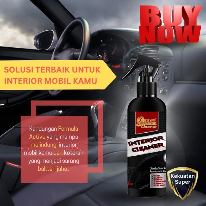 Interior Cleaner Pengkilap Interior Plafon Dashboard Mobil GUN CLEANER