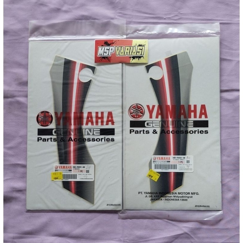 Striping Motor  Yamaha Vega R 2007 Merah Silver RUJI Original Ori asli Yamaha Genuine Part