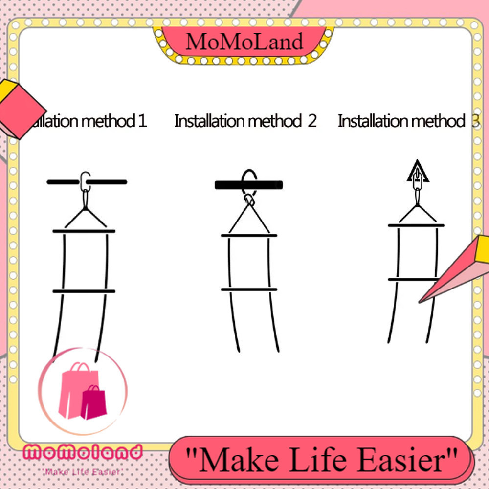 >>MoMoLand< HUMBLE Tangga Darurat Gantung Steel Wire Fire Escape Ladder - HB111