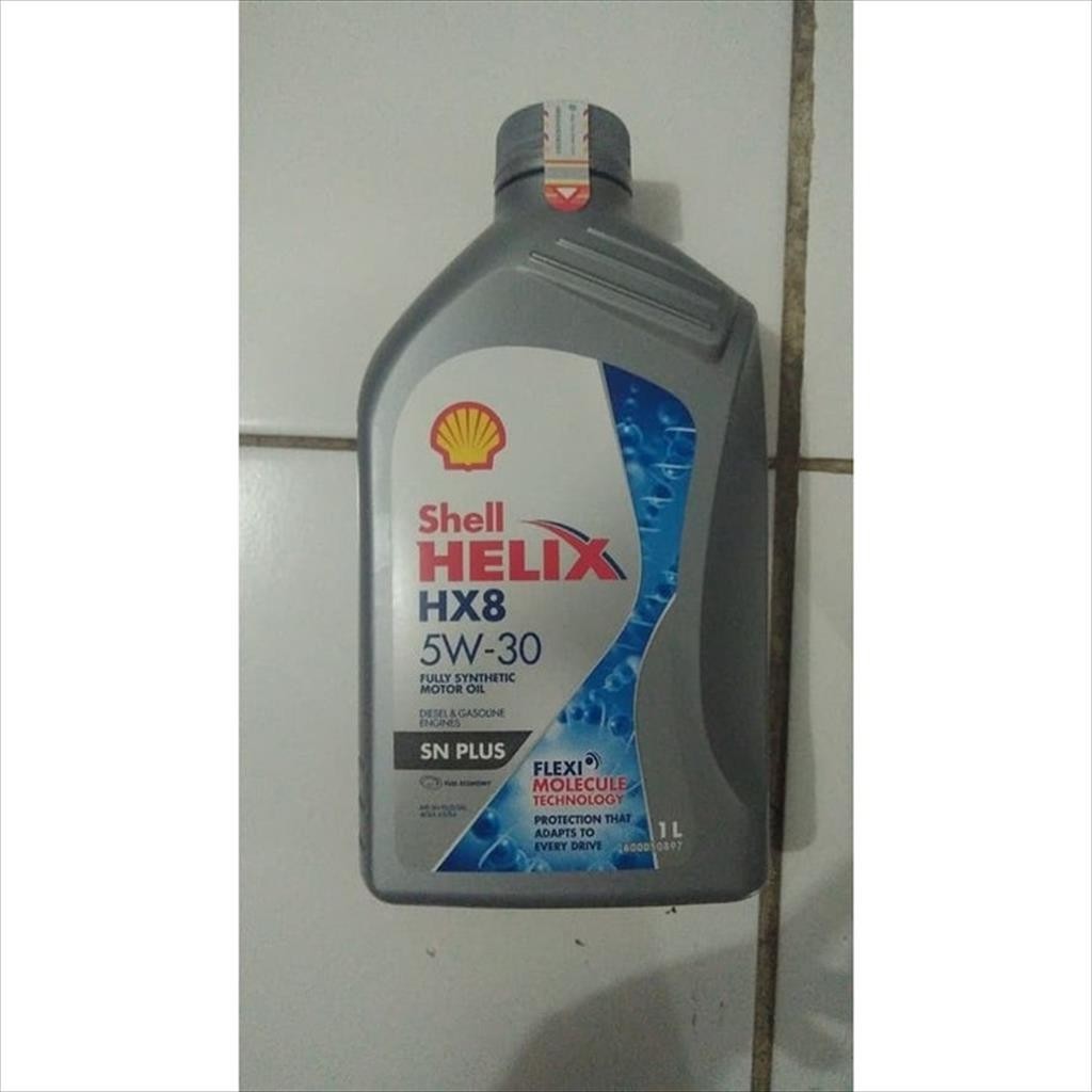 Oli Mesin Mobil Shell Helix HX8 5W-30 Scan Barcode 1 Liter Original