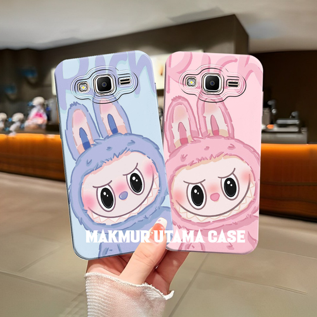 Casing Silikon Samsung J2 Prime J6 Prime J6 Plus J7 Prime J4 2018 J4 Plus J4 Prime Labubu Lucu - Cas