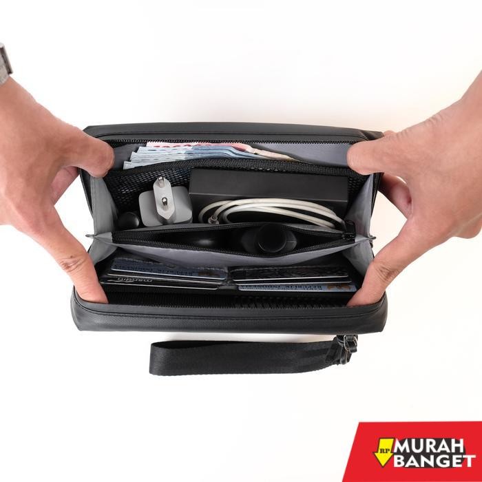 tas selempang pria kekinian Culture Basic | Fano Clutch Bag Cowok | Tas Selempang Pria