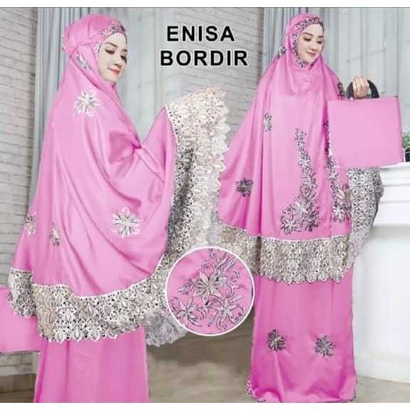 MUKENA DEWASA ENISA LUNA MAYA RENDA BORDIR MEWAH