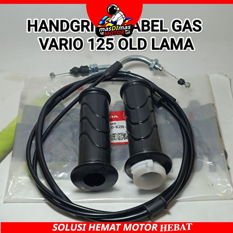 HANDGRIP + KABEL GAS VARIO KZR 125 OLD LAMA SUPER