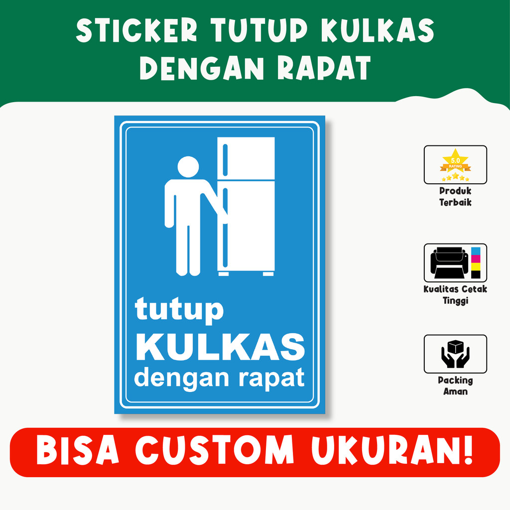 

Sticker Tutup Kulkas dengan Rapat, Hemat Energi dan Jaga Kesegaran Makanan