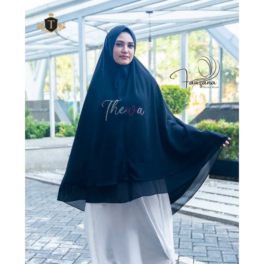 COD THEWA - HIJAB | KERUDUNG | KHIMAR | BERGO | "FAUZANA"Jumbo Lancip 2 Layer