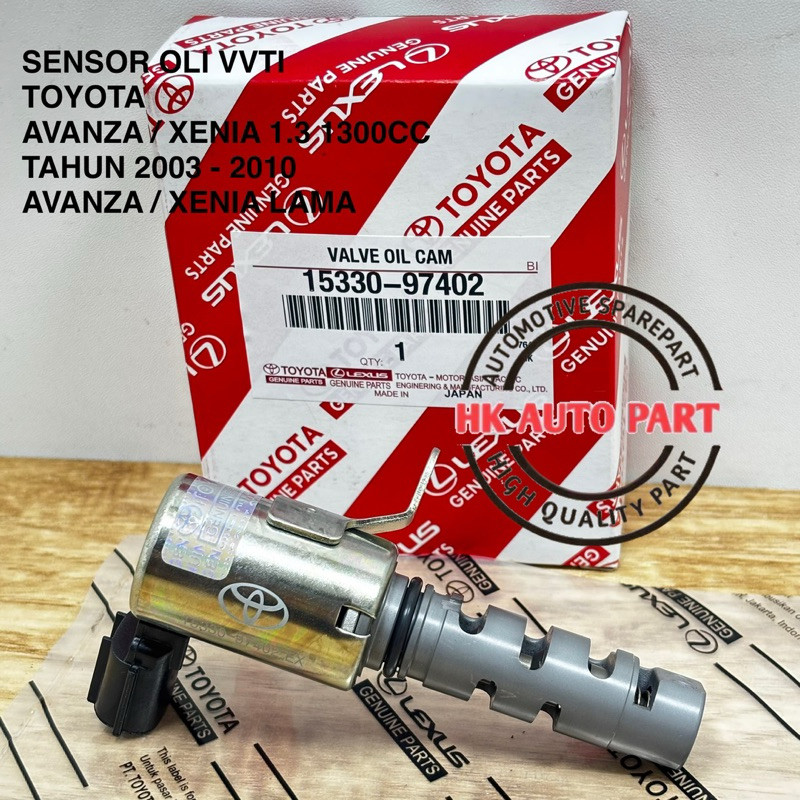 SENSOR VVTI OLI OCV TOYOTA AVANZA XENIA 1.3 1300CC TAHUN 2003 - 2010 LAMA GEN 1 OLD GEN1 VALVE CAM O