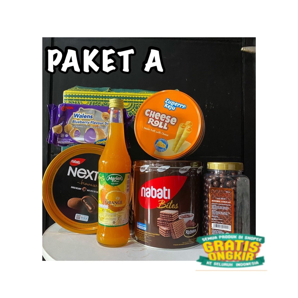

HAMPERS SNACK/ HAMPERS COOKIES/ PARCEL LEBARAN/ HAMPERS LEBARAN/ PARCEL FREE BOX/ langsung proses