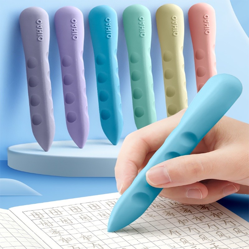 

3pcs Pen Sedotan Kotak-Shape Holey Eraser Sedotan Pelajar Penghapus