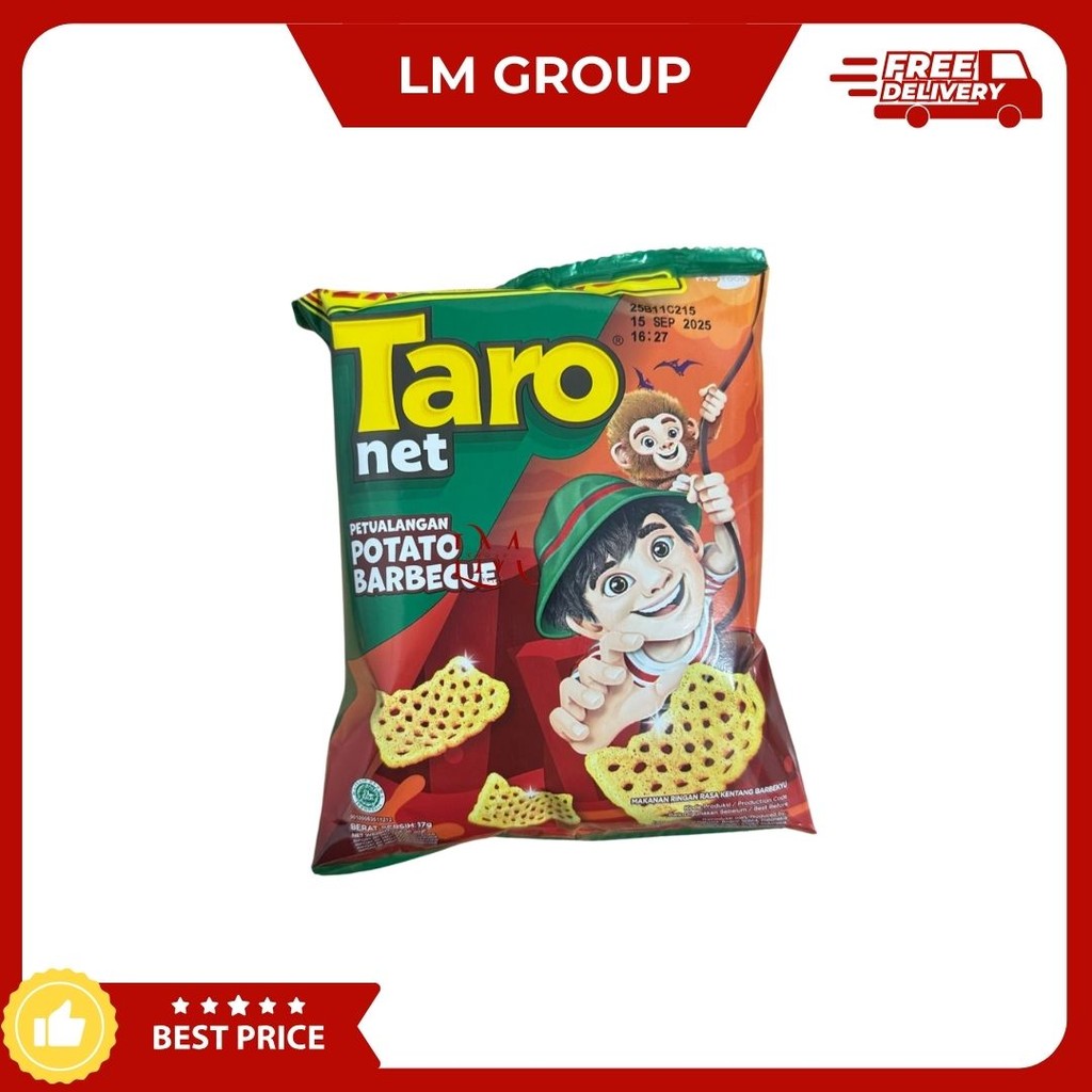 

[SERBA 2000] Taro Net Chiki Potato BBQ 1 pcs 17gr