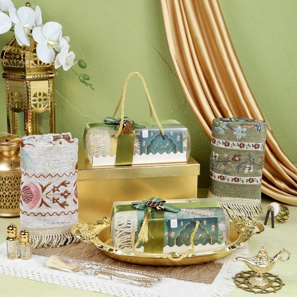 

Sajadah Single Dhafi & Tasbih Premium Uk Besar 50x70 Tebal - Hampers Lebaran / Ramadhan Idul Fitri / Eid Mubarak