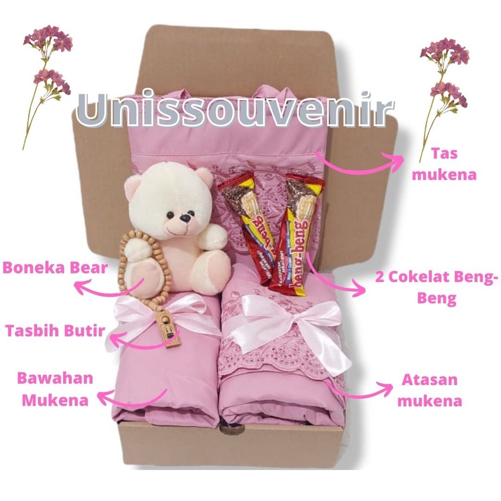 

Hampers Mukena Edisi Khadijah Anak Set Lengkap Boneka / Birthday Gift/ COD lebaran ramadhan