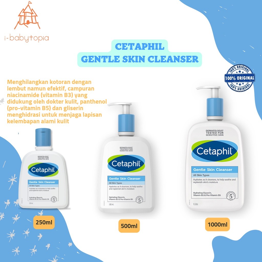 Cetaphil gentle Skin Cleanser - Sabun Cuci Muka Lembut