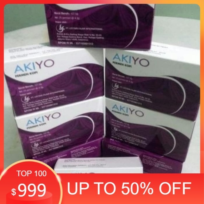 

Permen Akiyo Isi 25 Pcs Exp 2022 100% Asli
