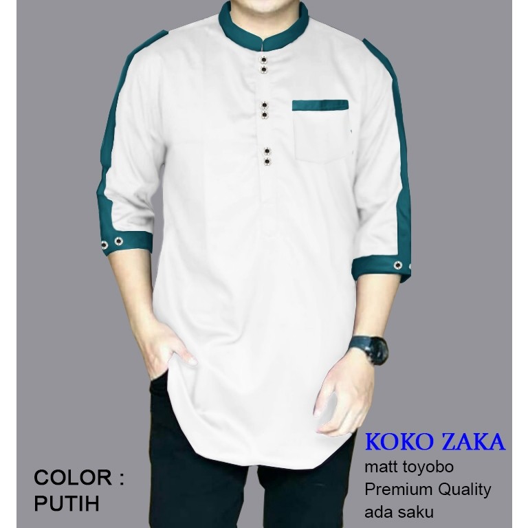 JM KOKO ZAKA Baju Koko Qurta Pria,Baju Koko Pria Terbaru,Termurah&Terlaris
