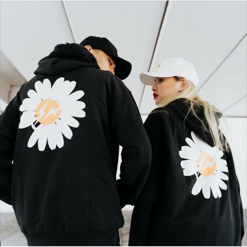 Klambi Bagus Hoodie DAISY Big Size ( S - 6XL ) Jaket Jumper FLOWERS Korean Harajuku Street Style Jac