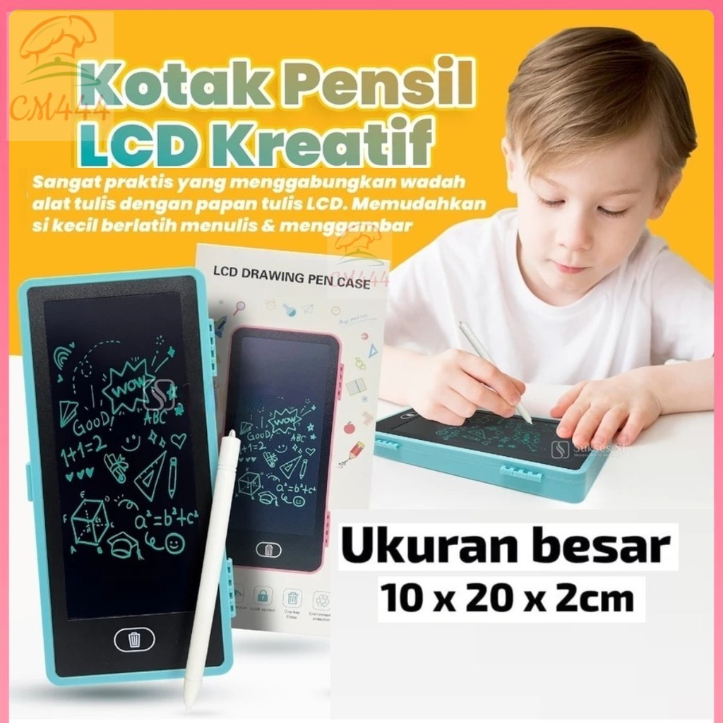 

LCD Drawing Pen Case 2in1/Tempat Pensil/Kotak Pensil Box