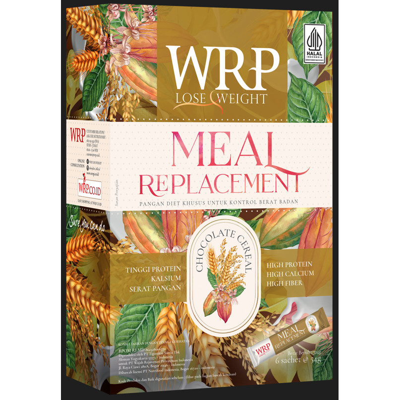 

WRP Meal Replacement Chocolate Cereal 324G 6 Sachet