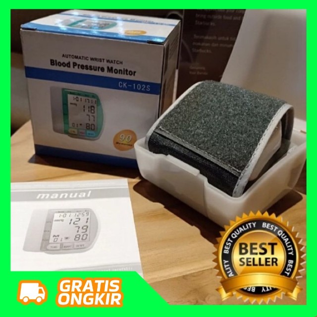 CK102S. TENSIMETER DIGITAL ALAT CEK PENGUKUR TEKANAN DARAH PERGELANGAN TANGAN