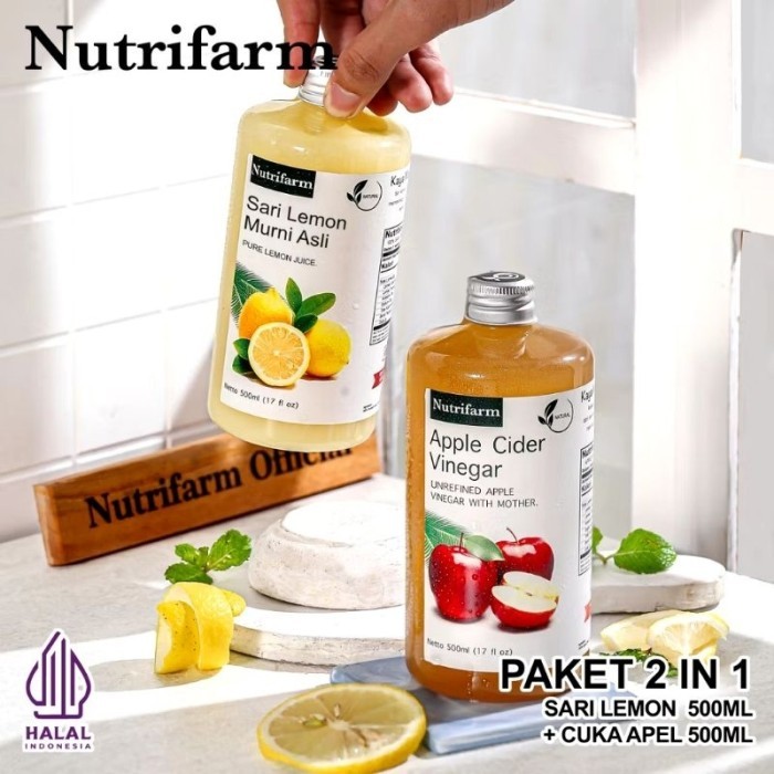 

SARI LEMON CUKA APEL 500ml Paket Diet