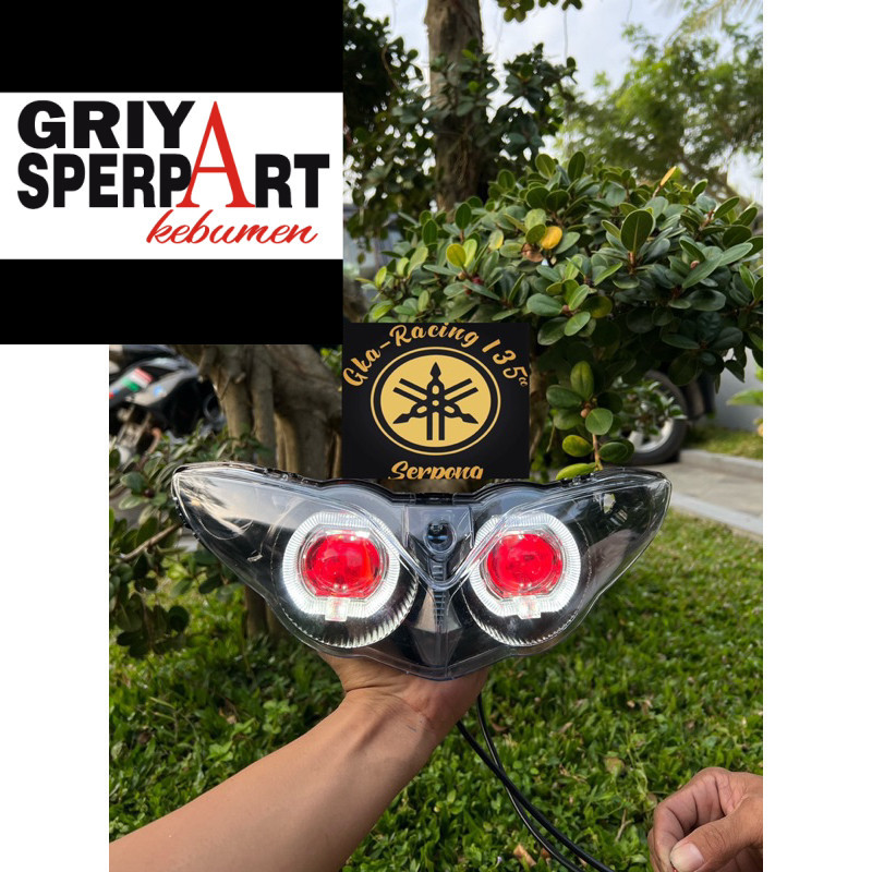 Lampu depan jupiter z new burhan burung hantu biled biled