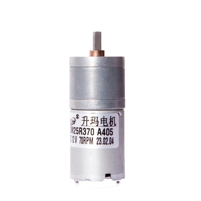 High Torque Electric Motor DC 12V Adjusted Speed Motor Torsi Tinggi 280RPM - 280RPM