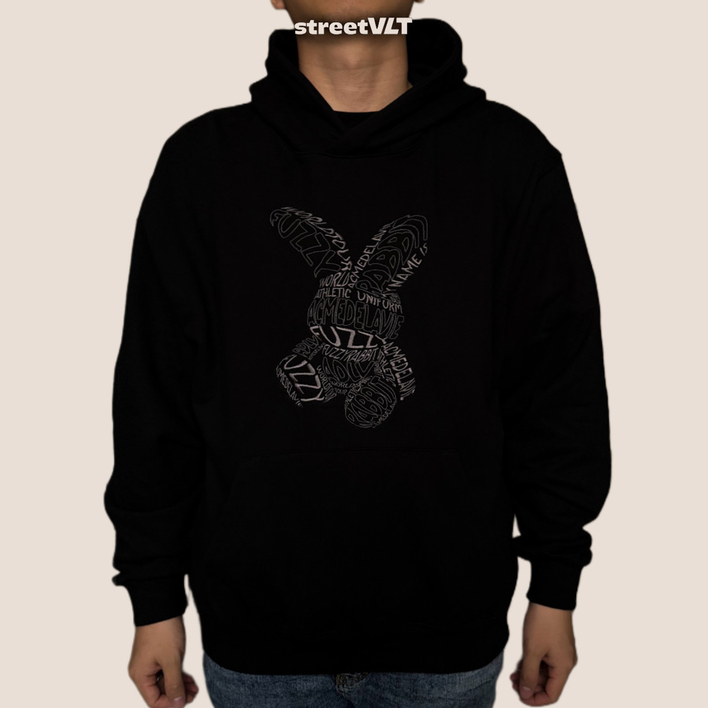 ADLV Lettering Rabbit Hoodie Acme De La Vie