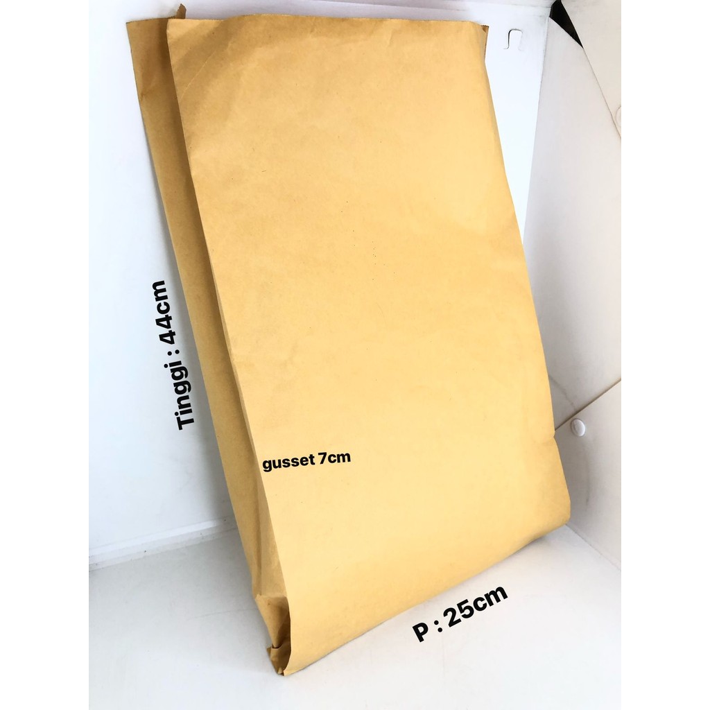 

10PCS Kantong Jumbo DOKUMEN COKLAT 25x7x44 Cm GC75/442507