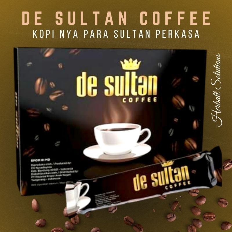 

KOPI DE SULTAN COFFEE 1 BOX ISI 10 SACHET ORIGINAL KOPI KESEHATAN