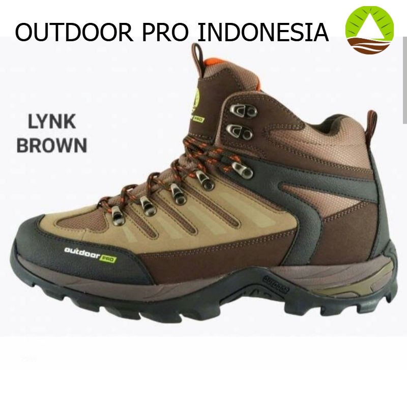 SEPATU OUTDOOR PRO LYNK / SEPATU HIKING PRIA WANITA OUTDOOR PRO LYNK BROWN
