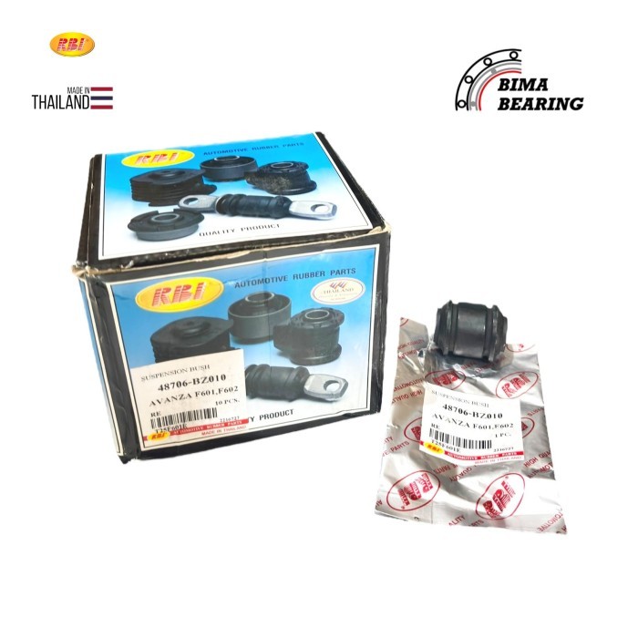 Stabil Bushing Lateral Belakang Avanza Xenia Lama New Veloz 48706-Bz010 Rbi Thailand Rear Karet Ori