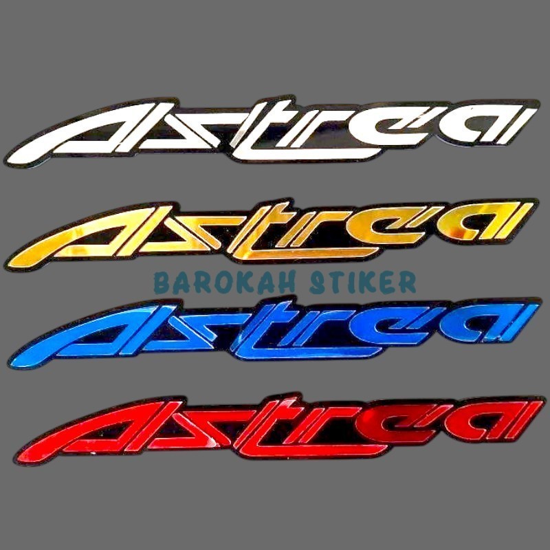 Emblem Honda ASTREA Timbul Logo Motor 3D Akrilik Variasi Grand Prima Star LEGENDA IMPRESSA