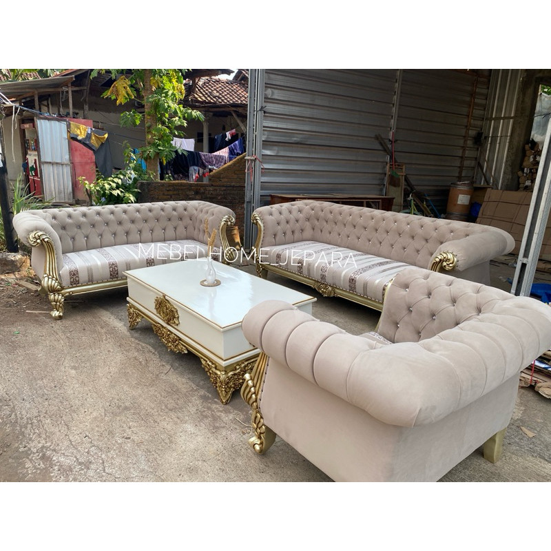 kursi tamu sofa ukir jati,kursi sofa chasterfiled,kursi tamu jati murah,set kursi tamu sofa jepara