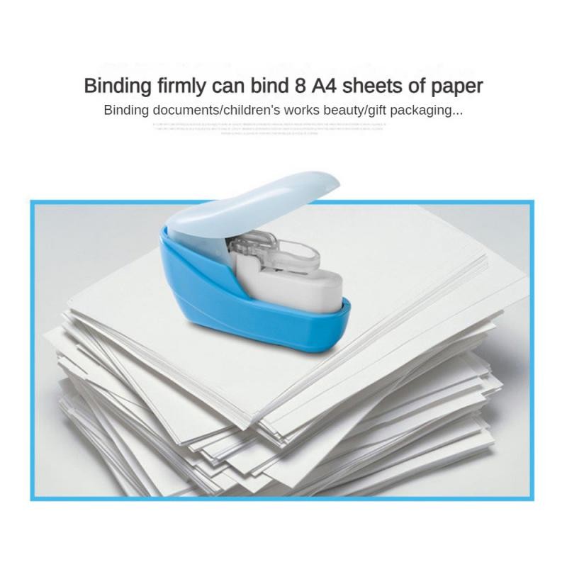 

No Nails No Staples Stapling Machine Mini Cute Book Stapleless Stapler Paper Stapling Stapler Without Staple Stapler Free