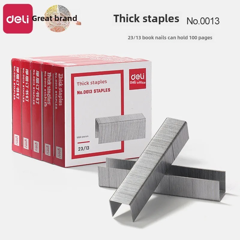 

Delight Stapler 0013 Heavy Duty Stapler Nail 23/13 Stapleable 100 Page Stapler Nail Office School Stationery Supplies