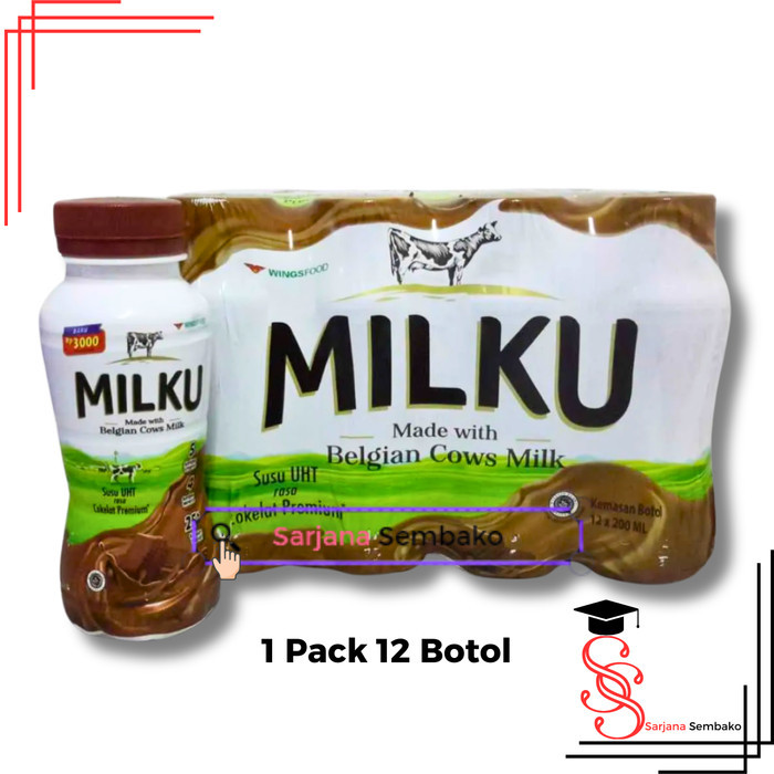 

Milku Cokelat Susu UHT - 1 Lusin