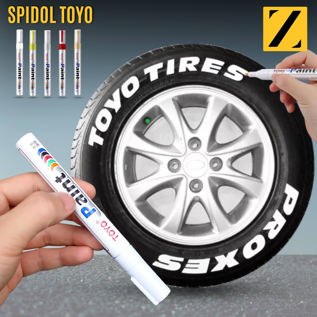

Spidol Ban toyo Paint Marker Sa101 Original Import Spidol Warna Ban Mobil Motor Warna Warni Ori Permanen Stabilo