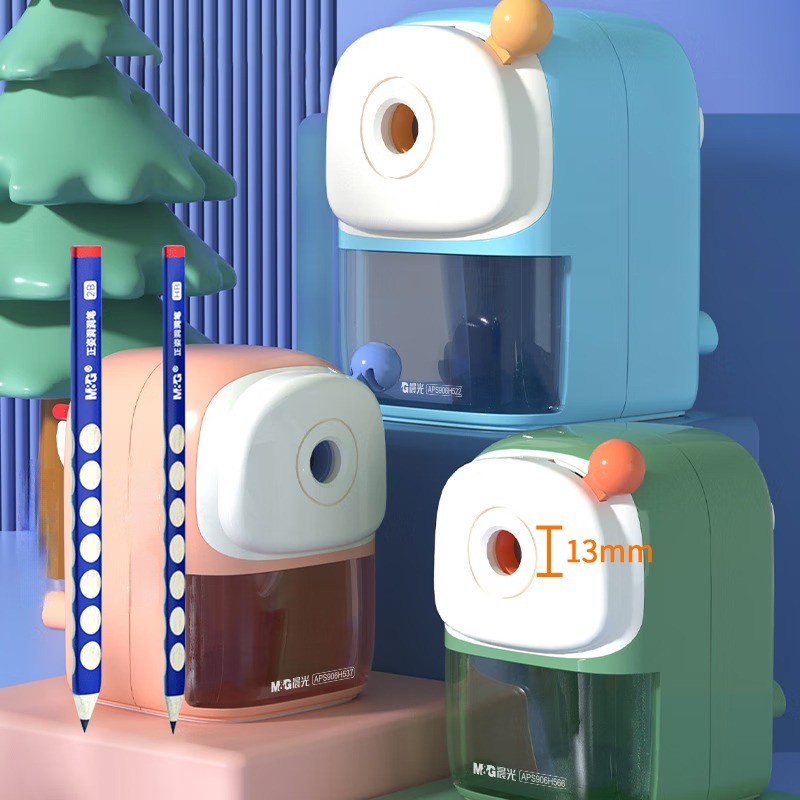 

M&G stationery large caliber pencil sharpener can sharpen thick rod / 5-speed thickness / automatic lead feeding