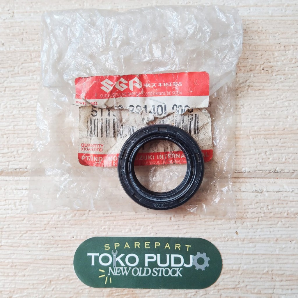 NOS/OIL SEAL SIL AS SHOCK DEPAN ( 27X39X10.5 )  ORIGINAL 100% ( 51153-39140L000 )  SUZUKI SATRIA 2TA