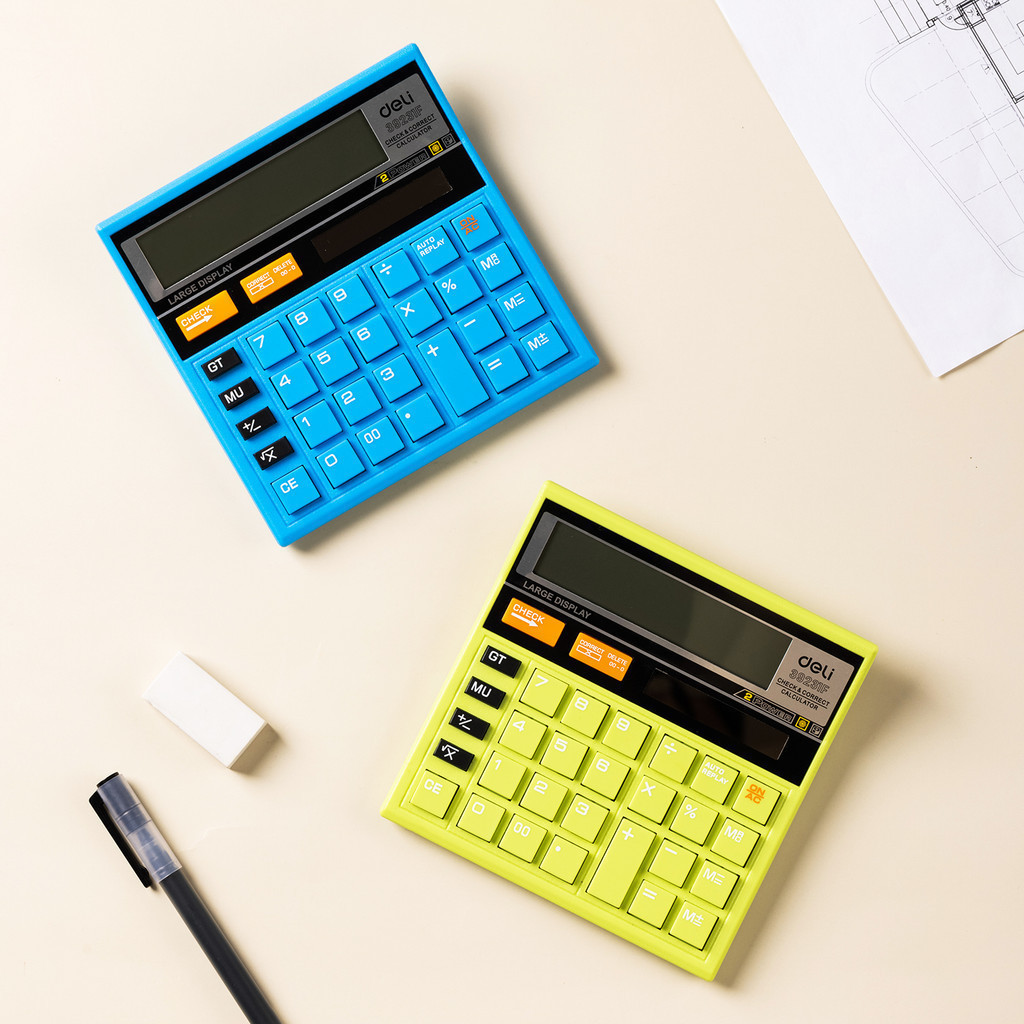 

Deli | Kalkulator (Desktop Calculator) | 12 digit | 39231F