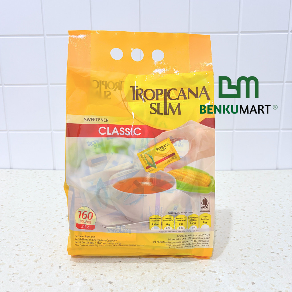 

Tropicana Slim CLASSIC Sweetener 160 sch x 2,5 gr