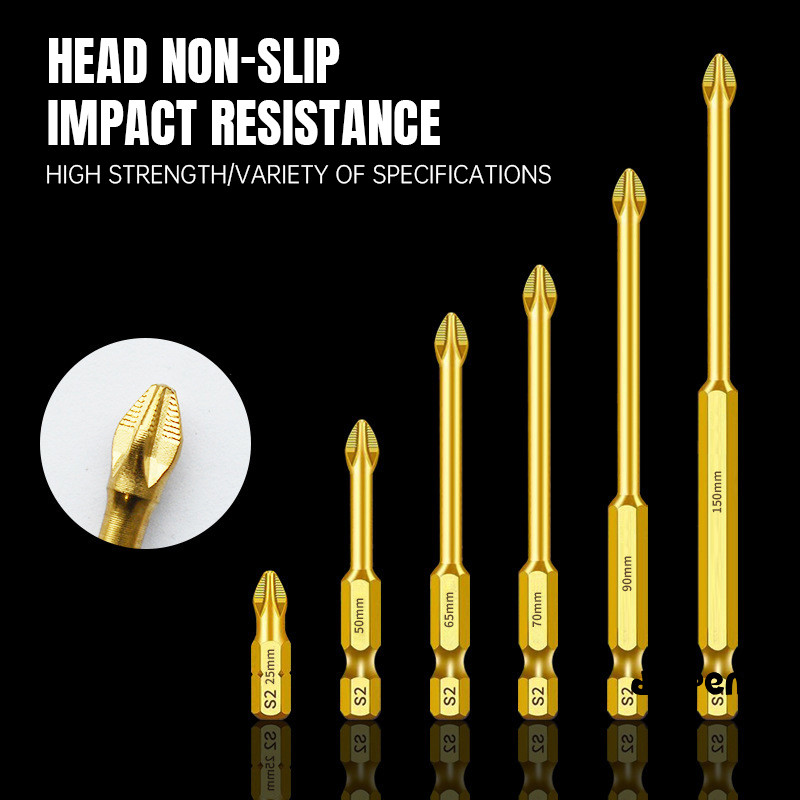 Mata bor Obeng Magnetik Set kepala mata obeng set Baja Bit 25-150mm Set Mata Obeng Magnetic Screwdri