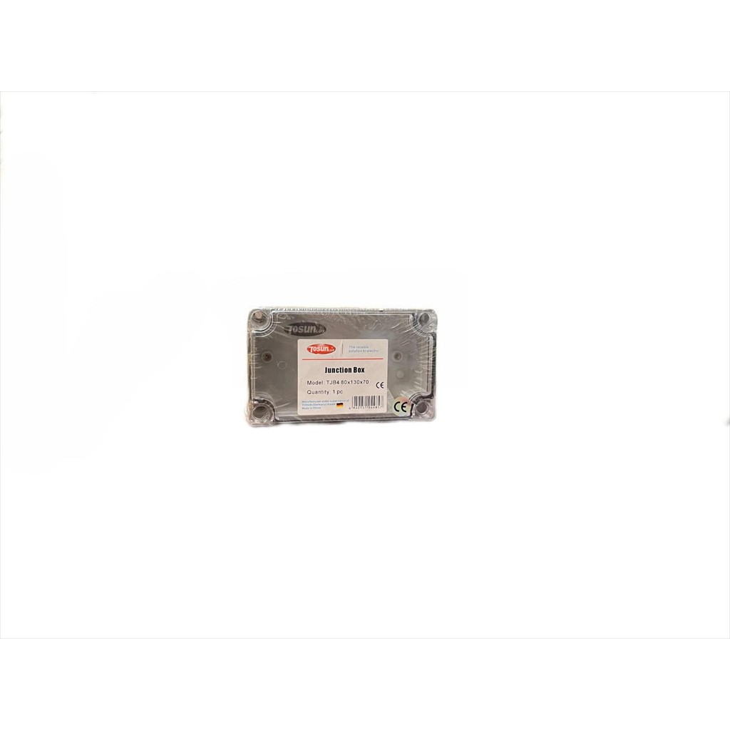 Junction Box ABS Transparan Ukuran 80 x 130 x 70 Tosun TJB4