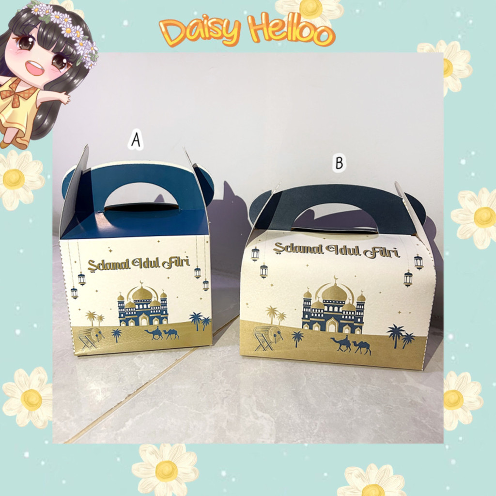 

WBOX Gable Box Toples Bulat 250gr Lebaran Idul Fitri 2025 Aesthetic Hampers Parcel Ramadhan Snack Anak Muslim Bjm Banjar Banjarmasin DaisyHelloo