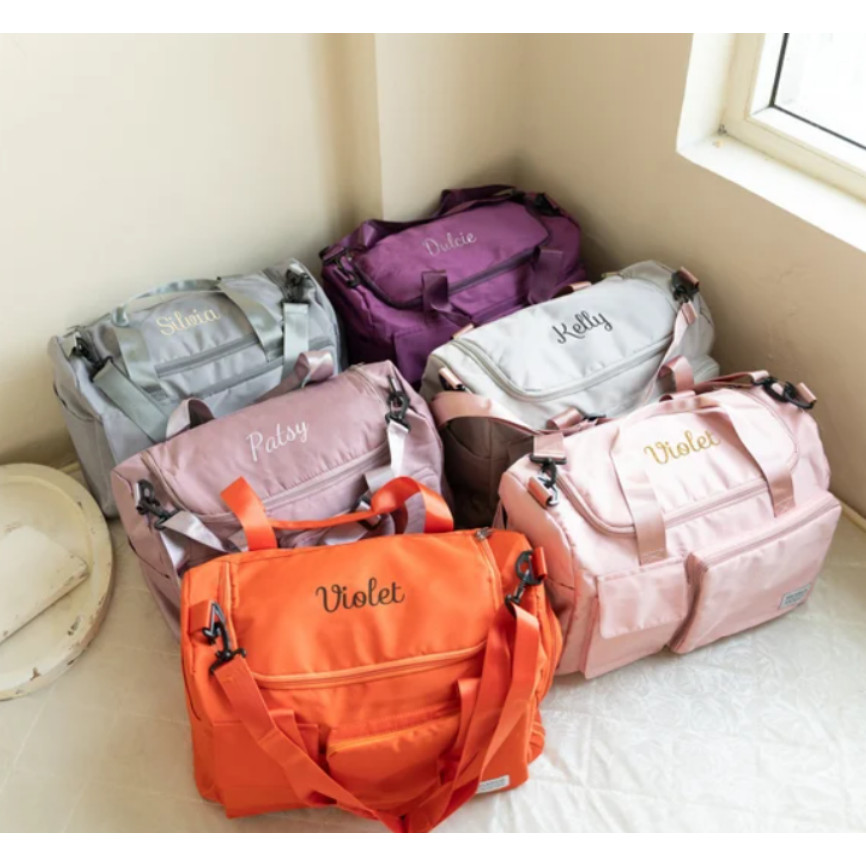 Personalized Duffle Bag, Weekender Bags with Name, Embroidered Duffle Bag,  Travel Bag for Women,Bri