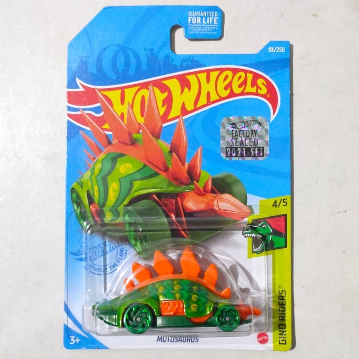 SR99 Hot Wheels Motosaurus TH R Treasure Hunt Reguler Factory Sealed 2021