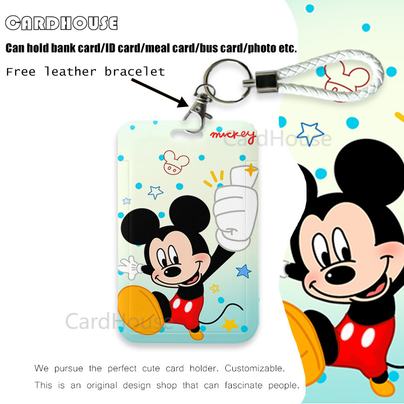 

【Mickey】Lucu KARTUN Disney Unik ID CARD Dompet Kartu Aesthetic HOLDER ID CARD Aesthetic LT150 Tempat Photocard Photo Card Kartun MICKEY Lucu